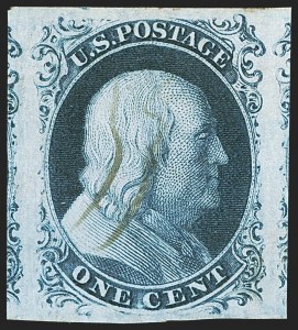 Sale 1242, Lot 124, One-Cent: Plate Four (Scott 6-8A)