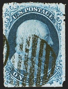 Sale 1242, Lot 128, One-Cent: Plate Four (Scott 6-8A)