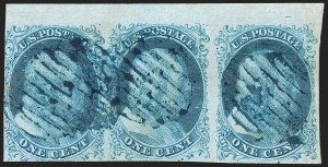 Sale 1242, Lot 14, One-Cent: Plate One Early (Scott 5-5A)