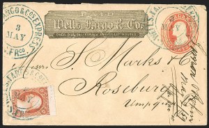 Sale 1242, Lot 180, Three-Cent: Dull Red and Shades, Types I, II (Scott 11-11A)