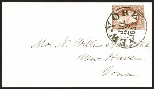 Sale 1242, Lot 198, Three-Cent: Covers and Fancy Cancels