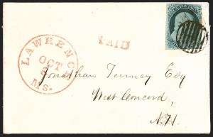 Sale 1242, Lot 21, One-Cent: Plate One Early, cont. (Scott 7-8A)