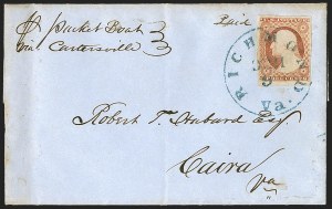 Sale 1242, Lot 214, Three-Cent: Railroads and Waterways