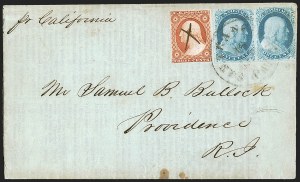 Sale 1242, Lot 22, One-Cent: Plate One Early, cont. (Scott 7-8A)