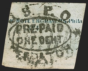 Sale 1242, Lot 231, Three-Cent: Carriers and Locals