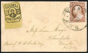 Sale 1242, Lot 237, Three-Cent: Carriers and Locals