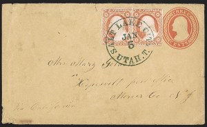 Sale 1242, Lot 240, Three-Cent: Territorial and Western