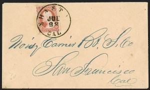 Sale 1242, Lot 242, Three-Cent: Territorial and Western