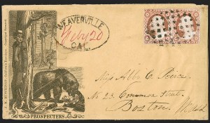 Sale 1242, Lot 245, Three-Cent: Territorial and Western