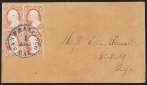 Sale 1242, Lot 249, Three-Cent: Territorial and Western