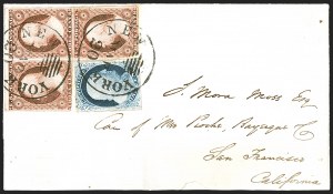 Sale 1242, Lot 251, Three-Cent: Territorial and Western