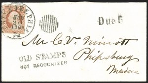 Sale 1242, Lot 257, Three-Cent: Demonetized Uses