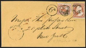 Sale 1242, Lot 259, Three-Cent: Uses from Canada