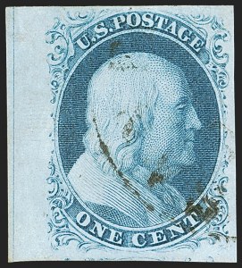 Sale 1242, Lot 26, One-Cent: Plate One Early, cont. (Scott 7-8A)
