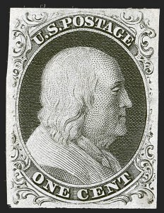 Sale 1242, Lot 3, One-Cent: Essays and Proofs