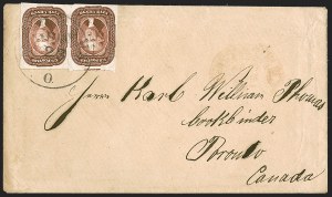 Sale 1242, Lot 306, Five-Cent: Foreign Mails (Scott 12)