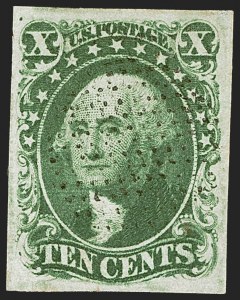 Sale 1242, Lot 345, Ten-Cent: Type II, Off-Cover (Scott 14)