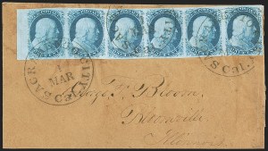 Sale 1242, Lot 38, One-Cent: Plate One Early, cont. (Scott 7-8A)