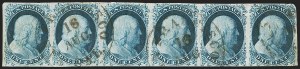 Sale 1242, Lot 41, One-Cent: Plate One Late (Scott 7, 9)