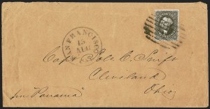 Sale 1242, Lot 424, Twelve-Cent: Domestic Covers (Scott 17)