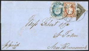 Sale 1242, Lot 430, Twelve-Cent: Bisects (Scott 17a)
