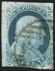 Sale 1242, Lot 52, One-Cent: Plate One Late (Scott 7, 9)