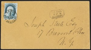 Sale 1242, Lot 60, One-Cent: Plate One Late (Scott 7, 9)