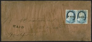 Sale 1242, Lot 62, One-Cent: Plate One Late (Scott 7, 9)