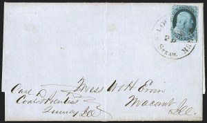 Sale 1242, Lot 64, One-Cent: Plate One Late (Scott 7, 9)