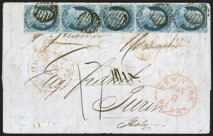 Sale 1242, Lot 69, One-Cent: Plate One Late (Scott 7, 9)