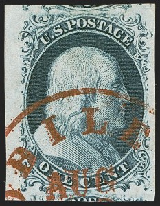 Sale 1242, Lot 79, One-Cent: Plate Two (Scott 7, 8)
