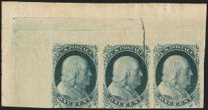Sale 1242, Lot 81, One-Cent: Plate Two (Scott 7, 8)