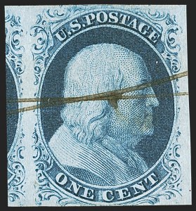 Sale 1242, Lot 82, One-Cent: Plate Two (Scott 7, 8)