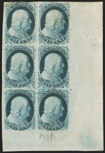 Sale 1242, Lot 84, One-Cent: Plate Two (Scott 7, 8)