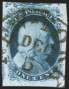 Sale 1242, Lot 88, One-Cent: Plate Two (Scott 7, 8)
