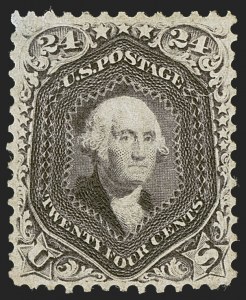 Sale 1244, Lot 106, 1861 Issue First Designs and Colors (Scott 55-61)
