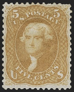 Sale 1244, Lot 113, 1861-66 Issue (Scott 63-78)