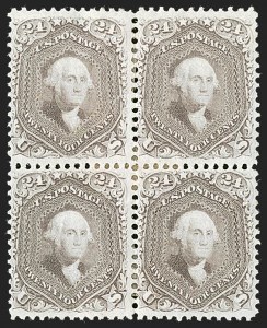 Sale 1244, Lot 117, 1861-66 Issue (Scott 63-78)