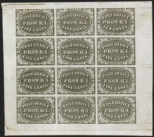 Sale 1244, Lot 12, Postmasters' Provisionals