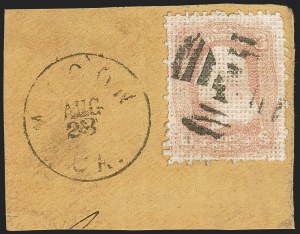 Sale 1244, Lot 133, 1867-68 Grilled Issue (Scott 79-101)