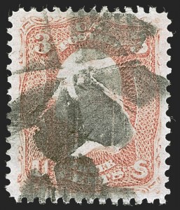 Sale 1244, Lot 141, 1867-68 Grilled Issue (Scott 79-101)