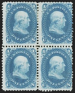 Sale 1244, Lot 144, 1867-68 Grilled Issue (Scott 79-101)