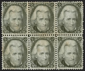 Sale 1244, Lot 154, 1867-68 Grilled Issue (Scott 79-101)