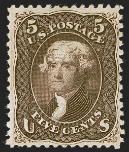 Sale 1244, Lot 157, 1867-68 Grilled Issue (Scott 79-101)