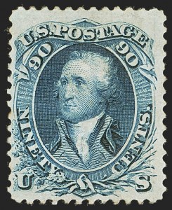 Sale 1244, Lot 168, 1867-68 Grilled Issue (Scott 79-101)