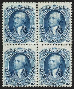 Sale 1244, Lot 170, 1867-68 Grilled Issue (Scott 79-101)