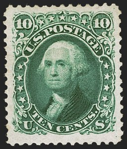 Sale Number 1244, Lot Number 175, 1875 Re-Issue of 1861-66 Issue (Scott 102-111)