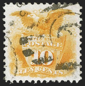 Sale Number 1244, Lot Number 214, 1875 Re-Issue of 1869 Pictorial Issue (Scott 123-133a)