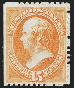 Sale 1244, Lot 264, 1875 Continental Bank Note Co. Hard Paper Special Printing (Scott 167-177, 180)