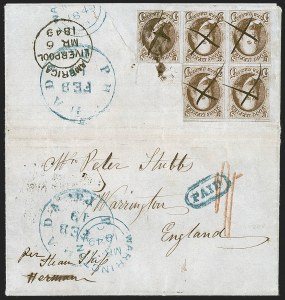 Sale 1244, Lot 28, 1847 Issue (Scott 1-2)